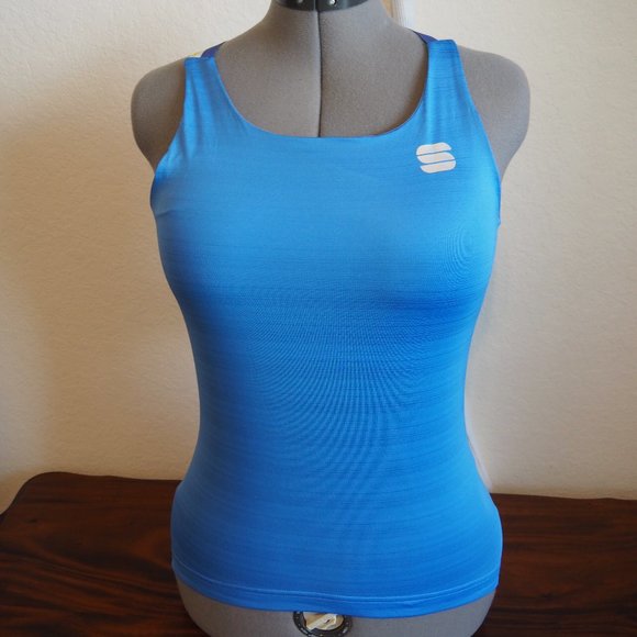 Sportful Woman's Grace Top for Cycling, Running, Yoga - athletic wear - Blue XL - Picture 1 of 4